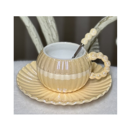 Чайная пара 220 мл с блюдцем, 4 дизайна на выбор-2