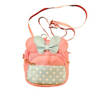 Рюкзак  детский через плечо  с бантиком, 17×14×8 см  мини-сумка для девочек и подростков