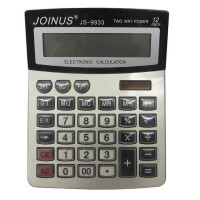 Калькулятор настольный JOINUS 9933, 12 разрядов, двойное питание, большие клавиши