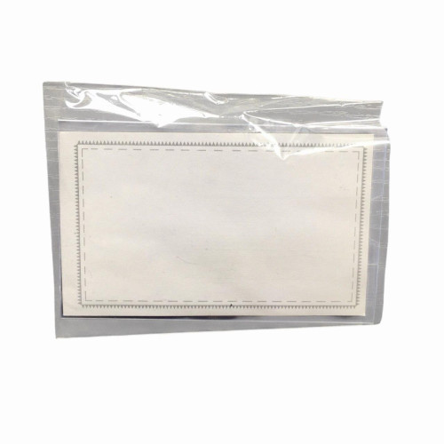 Бейджі 50 шт. для конференцій, зі шпилькою, змінні вкладиші 56x89 мм, прозорий пластик-2