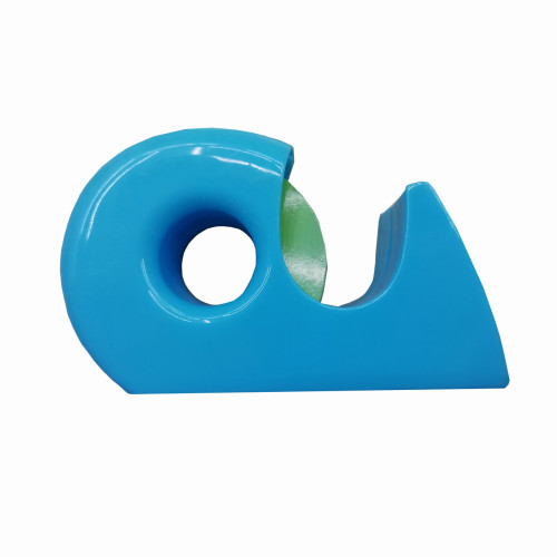 Диспенсер з клейкою стрічкою пластиковий, настільний, компактний, 100×55×25 мм-1