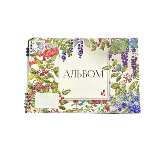 Альбом для рисования 30 листов, спираль, формат А4, бумага 120г/м², смешанные цвета