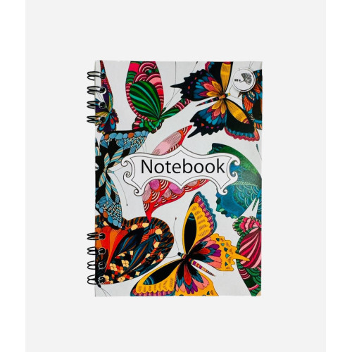 Блокнот А6 на бічній спіралі, 40 аркушів у клітинку, для записів, BPB-A6-40