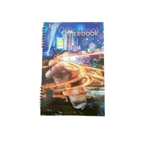 Зошит А4, 80 арк., тверда обкладинка, на спіралі, офсет, клітинка