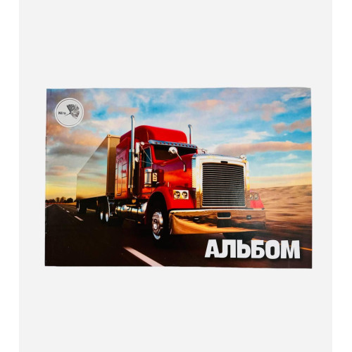 Альбом для малювання А4 на скобі, 20 аркушів, 120 г/м², мікс (A-SK-12)