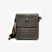 Сумка "Crocodile" мужская коженная через плече 270*240мм