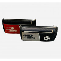 Пенал ткань Футбол 2 замка LY-5802 три цвета 1/288/144