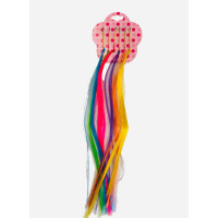 Штучні різнокольорові пасма із зажимом    цвет 30см микс 1/12