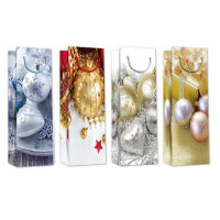 Пакет новогодний подарочный "Christmas" (8093-18, 1/720/12, 12*35см)