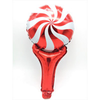 Шар фольгированый "Lollipop" красный (1/3000/50, 28см.) Шар фольгированый "Lollipop" красный (1/3000/50, 28см.)