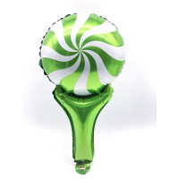 Шар фольгированый Camis "Lollipop" зеленый  30617 (1/50/10, 28см.) Шар фольгированый Camis "Lollipop" зеленый  30617 (1/50/10, 28см.)
