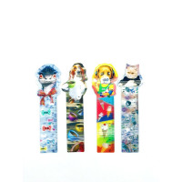 Закладка-лінійка "Ruler tab" 3D 9 видів (3074-2, 1/5000/50)