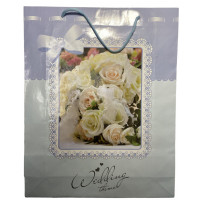 Пакет подарочный свадебный "Wedding" (624-7, 1/600/12, 31*39,5см) Пакет подарочный свадебный "Wedding" (624-7, 1/600/12, 31*39,5см)