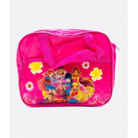 Сумка клейонка два  відділення з тканинними ручками 25*20*7 см