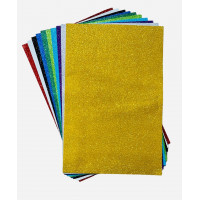 Фоамеран набір А3 886 10 кольорів  мікс 400*600мм товщина 1,8мм 1/20