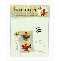 Разукрашка детская "Children" из картона фигуры микс, в 3D, 24*33см  (3002-1, 1/800/12)