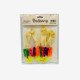 Шары воздушные латексные "Balloons" (3022-2, 1/800/12, 12 дюймов, 2,5 гр, с неоновой надписью Happy birthday)