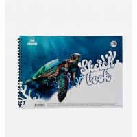 Скечбук для малюваня А4 - 20 аркушів (ватман 200г\м2)  пружина Скечбук для малюваня А4 - 20 аркушів (ватман 200г\м2)  пружина