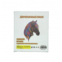 Пазлы 3D деревянные А5 60*80 "Конь" (2103-396) Пазлы 3D деревянные А5 60*80 "Конь" (2103-396)
