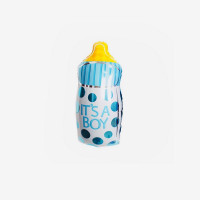 Шар фольгированый "It's a boy" бутылка маленькая голубая (9036-16-1, 1/5000/50, 20*24см.) Шар фольгированый "It's a boy" бутылка маленькая голубая (9036-16-1, 1/5000/50, 20*24см.)