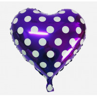 Шар фольгированый "Heart" фиолетовая (9036-1-3, 1/5000/50, 47см) Шар фольгированый "Heart" фиолетовая (9036-1-3, 1/5000/50, 47см)