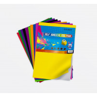 Фоаміран набір  887 200*300мм товщ 2мм 10кольорів  1/120