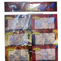 Наклейка  Спайдермен 1упак 5шт 160*140мм 1/1200/50/24 Наклейка  Спайдермен 1упак 5шт 160*140мм 1/1200/50/24