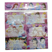 Наклейка  принцесы 1упак 5шт 160*140мм 1/1200/50/24 Наклейка  принцесы 1упак 5шт 160*140мм 1/1200/50/24