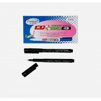 Маркер FL-6028 CD- permanent тонкий накінечник черного кольору 1/12