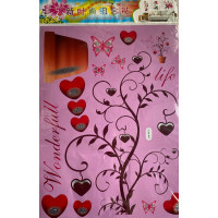 Наклейка Декор с лазерным напылением LXA-015 570*430мм 1/100/1