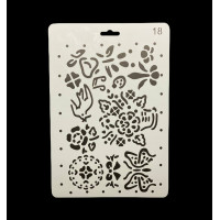 Трафатет А4 пластик 