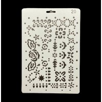 Трафатет А4 пластик 8057-3 1/200/15 Трафатет А4 пластик 8057-3 1/200/15