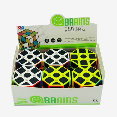 Кубик Рубіка Brains циліндр 5.5×5.5 см, 3D-головоломка-трансформер для дітей і дорослих-1