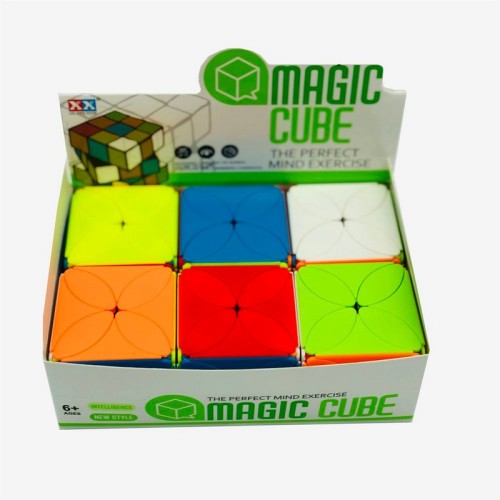 Кубик Рубіка "Magic Cube" пелюстковий, 5.5 см, головоломка-трансформер із кольоровими гранями-1