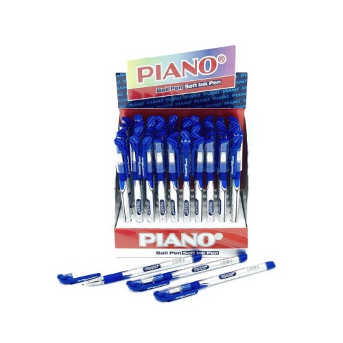 Ручка олійна "Piano PT-195C Classic", синій стрижень