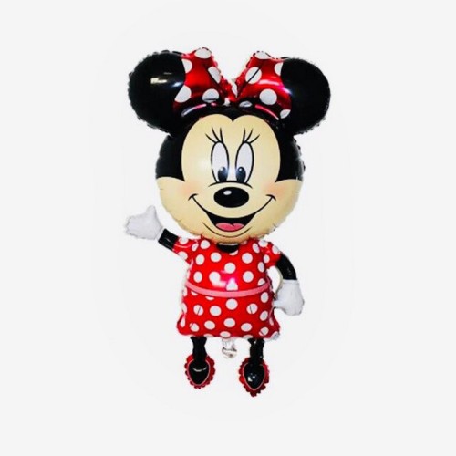 "Фольгована куля Міні Маус (Minnie) 65 см | Фігурна куля Disney | Повітряна куля Мінні Маус | Прикраса дитячого свята | Куля з вуш