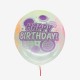 Набір куль Happy Birthday - 6 шт, латексні, неонові, 12 дюймів, латексні, 12 дюймів