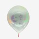 Латексні кульки з неоновим малюнком «Balloons» 12 дюймів | Набір 5 шт. | Для свята та декору