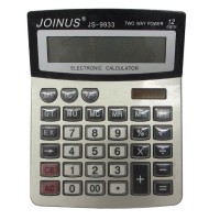 Калькулятор настільний JOINUS 9933, 12 розрядів, подвійне живлення, великі клавіші