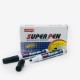 Маркер для дощок сухостираний чорний "Super Pen" WB-528