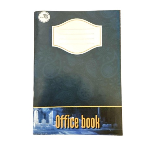 Книга канцелярська, скріплена, 96 л., А4, обкладинка кольорова, офсет, карта.-1