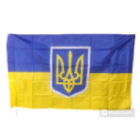 Прапор України 90*145см з гербом