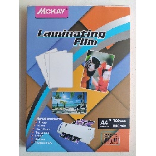 Плівка для ламінування А4 McKay 100mic. 100арк. 89601
