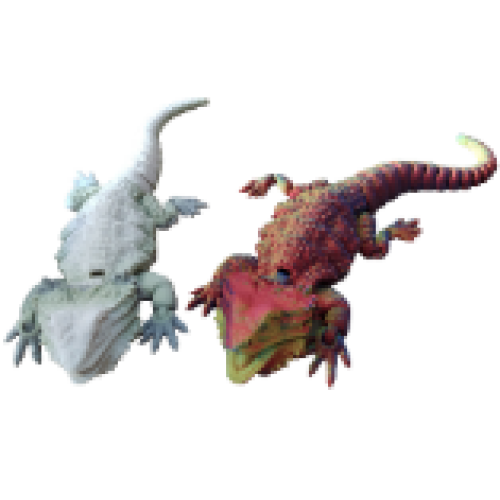 Іграшка Ящірка 3D 1630-2 24см мікс кольорів
