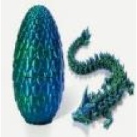 Іграшка Дракон 22см в яйці 9см 3D 1630-9 мікс кольорів